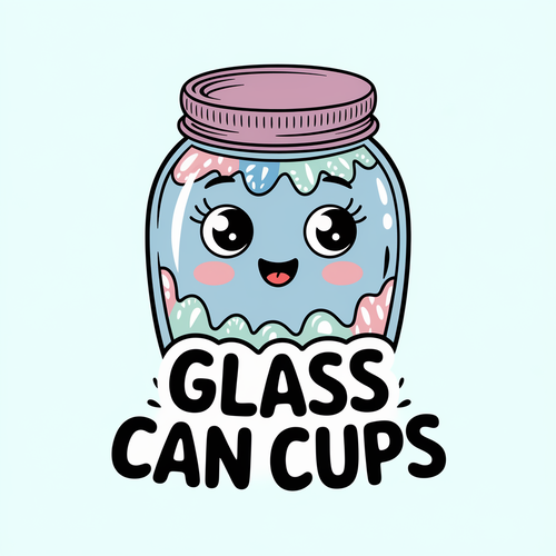 Glass Can Cups