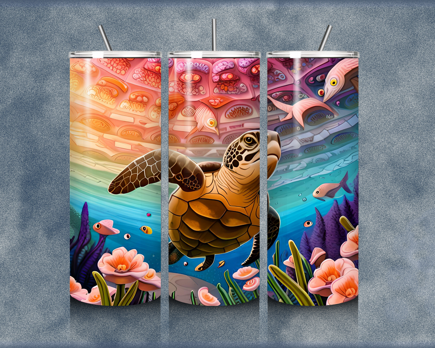 Turtle 20oz Sublimation Tumblers