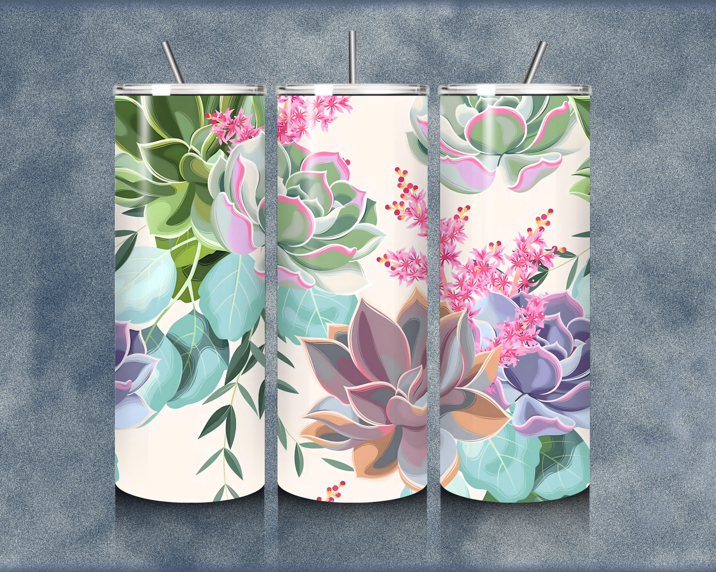 Succulent 20oz Sublimation Tumbler