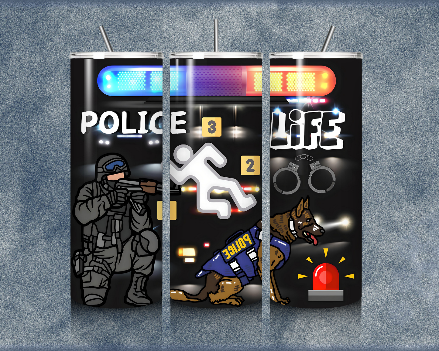 Police 20oz Sublimation Tumbler