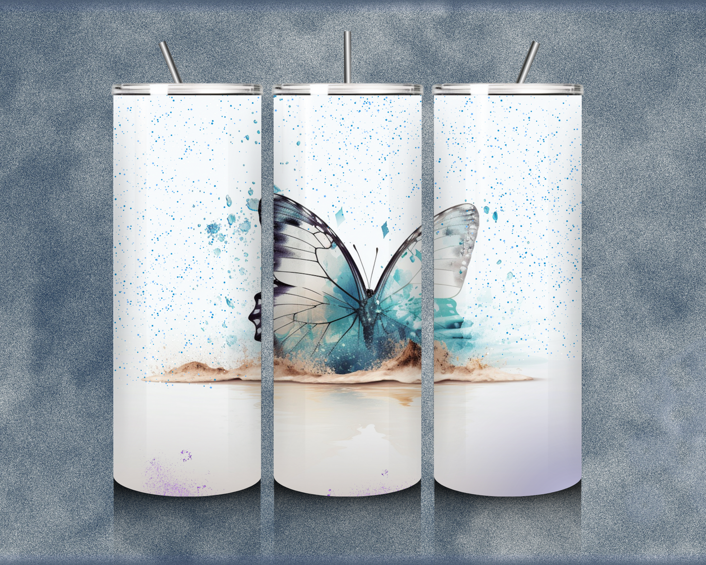 Butterfly 20oz Sublimation Tumbler