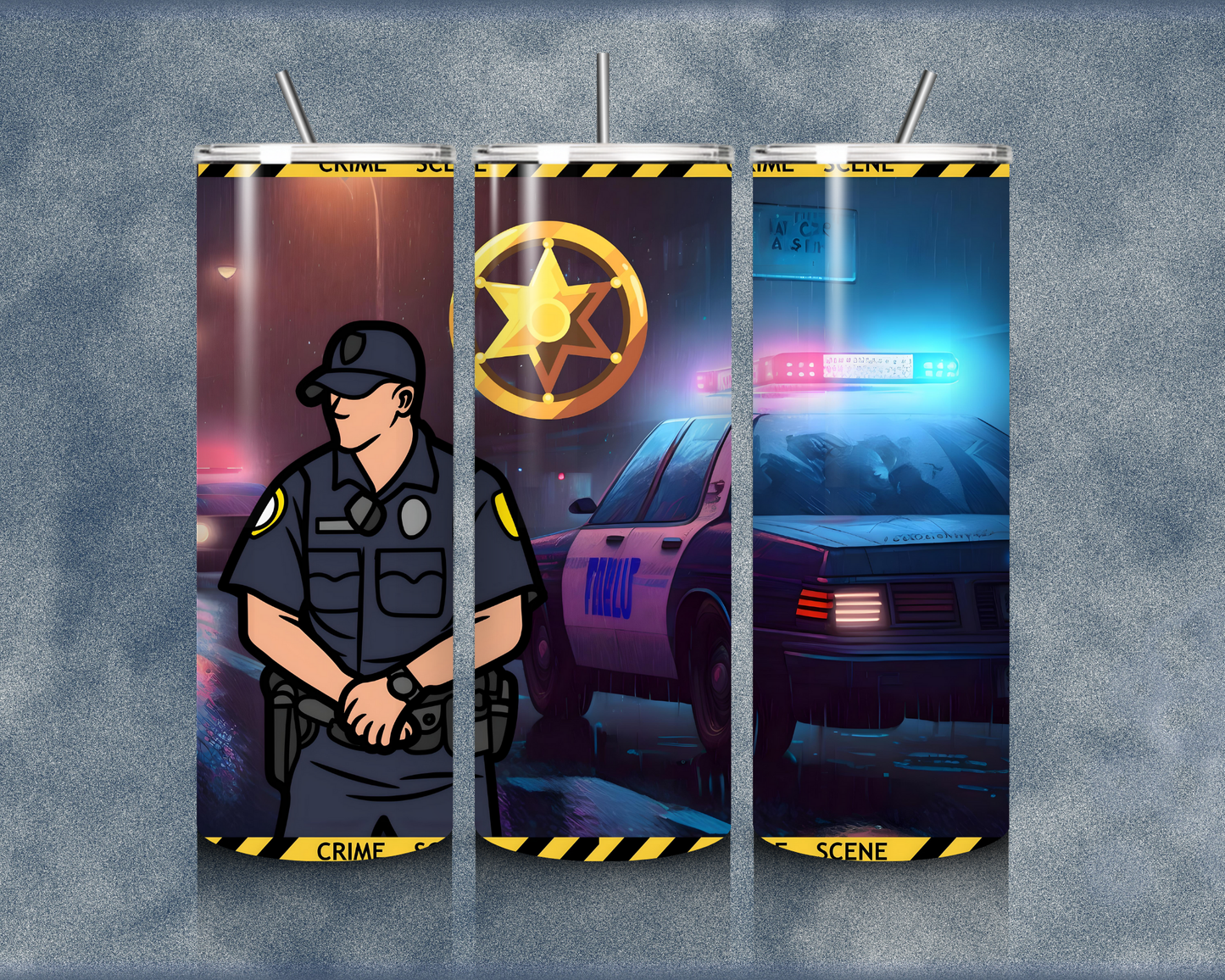 Police 20oz Sublimation Tumbler
