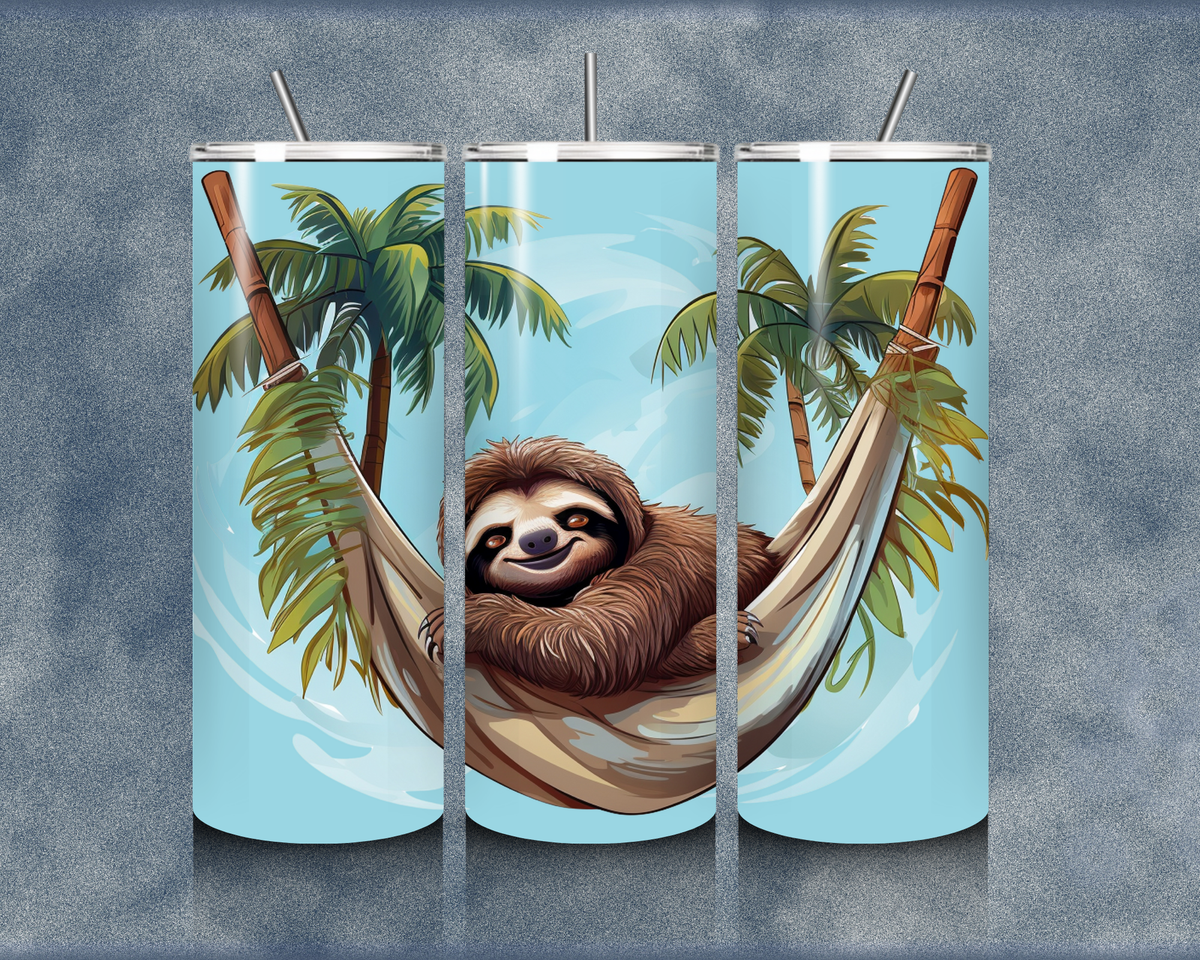 Sloth 20oz Sublimation Tumbler