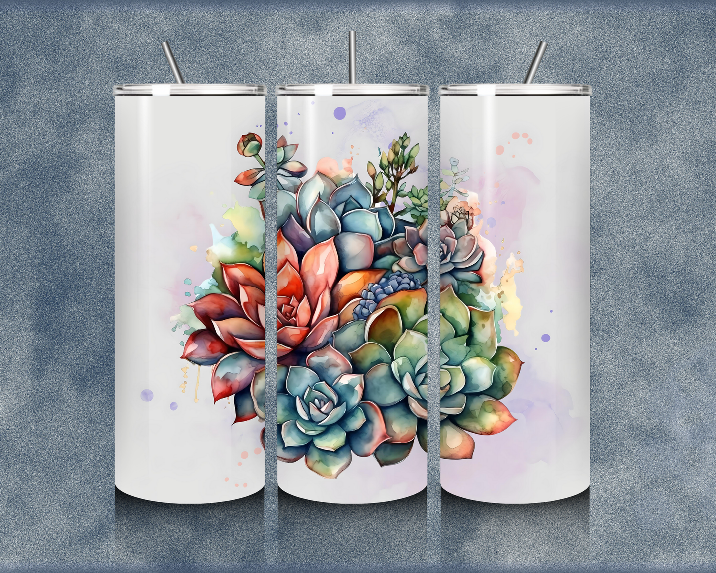 Succulent 20oz Sublimation Tumbler