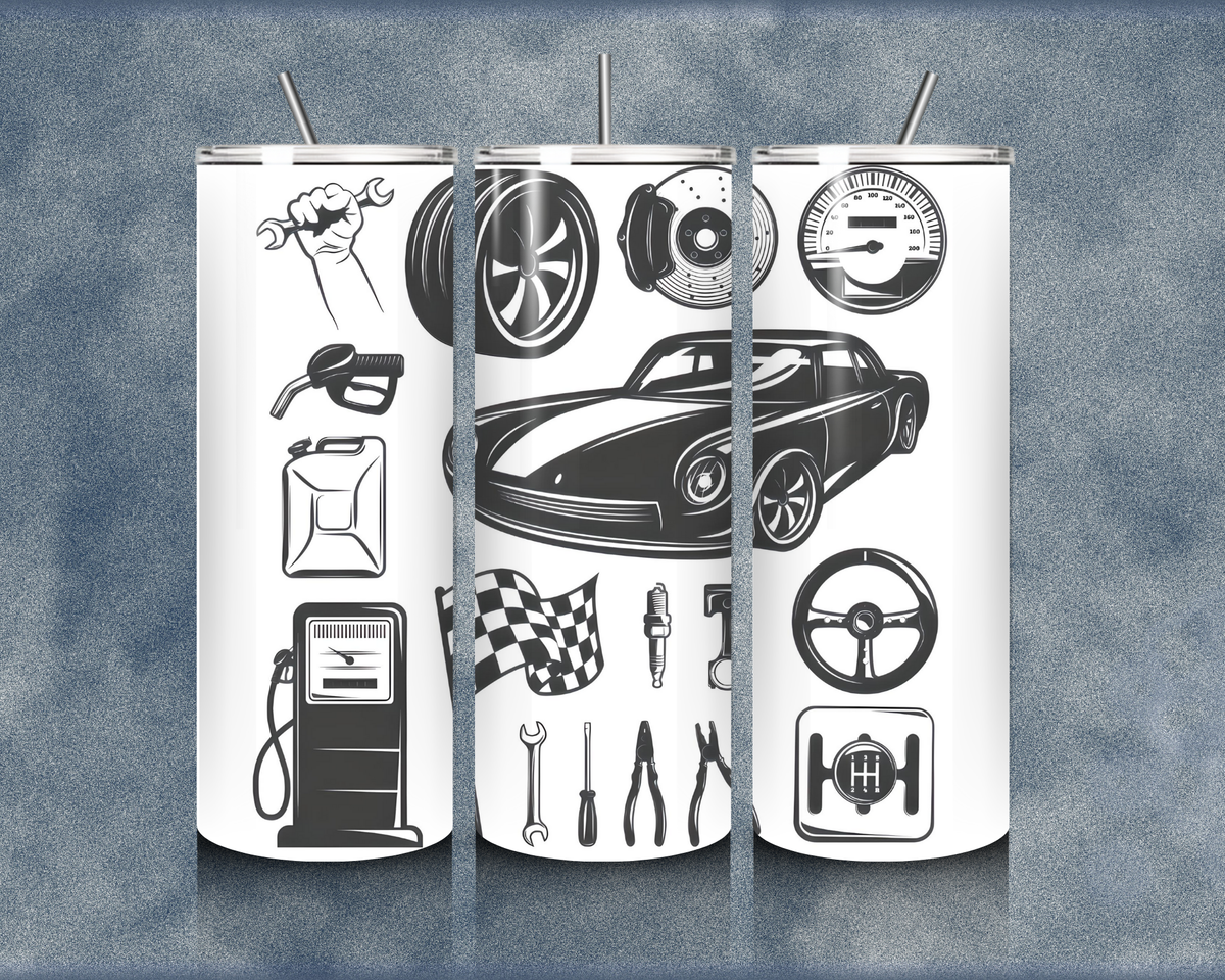 Mechanic 20oz Sublimation Tumblers