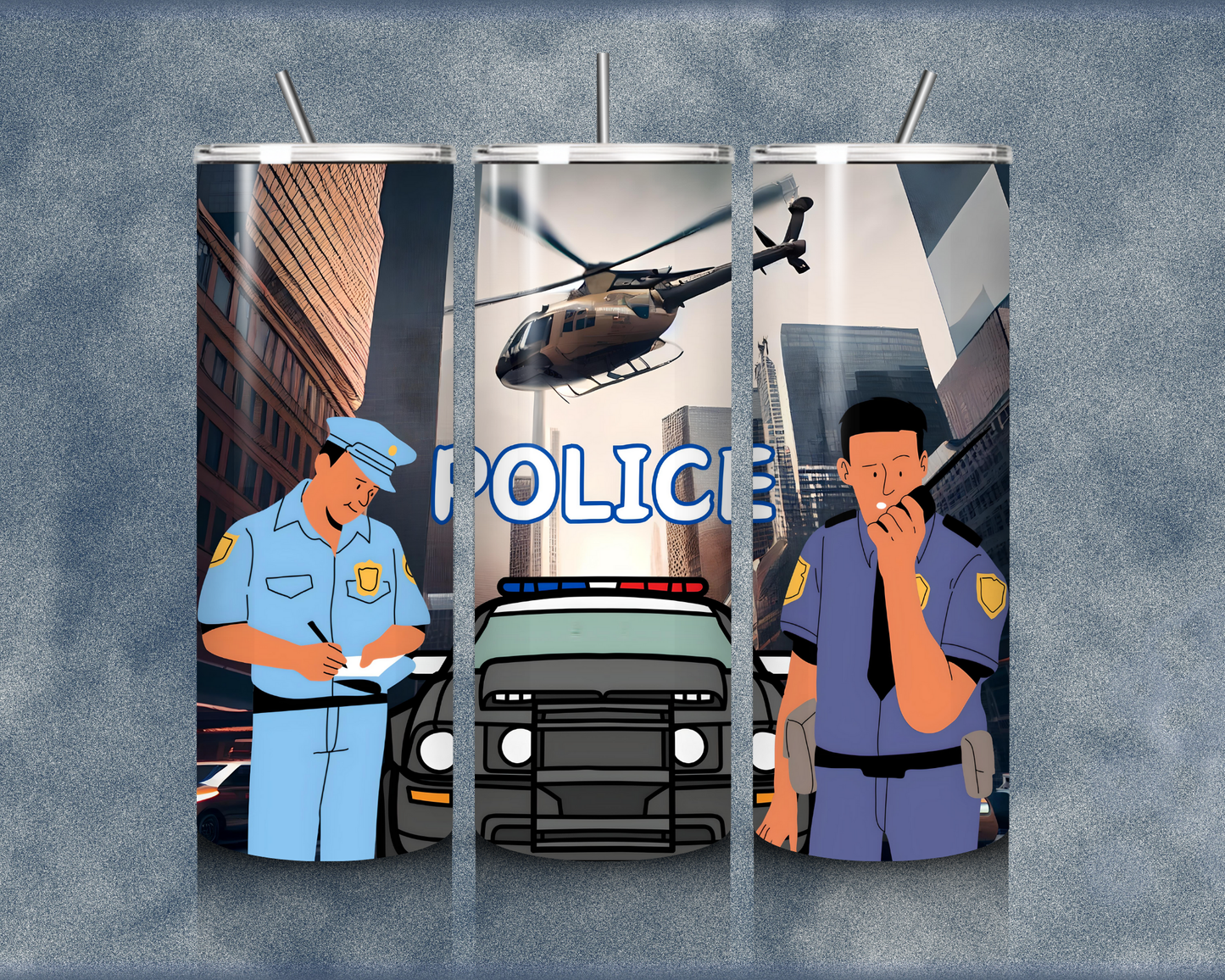 Police 20oz Sublimation Tumbler