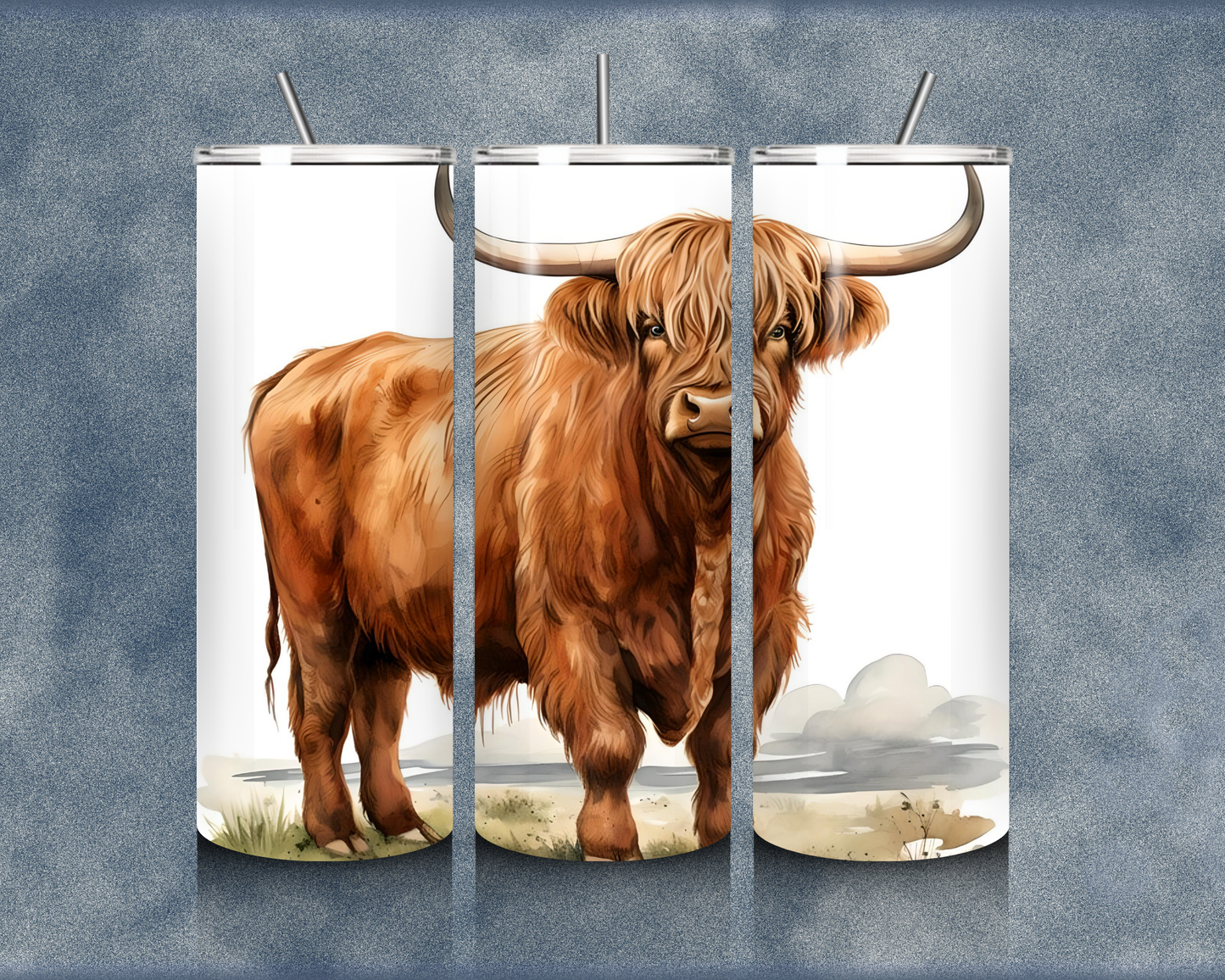 Highland Cow 20oz Sublimation Tumblers