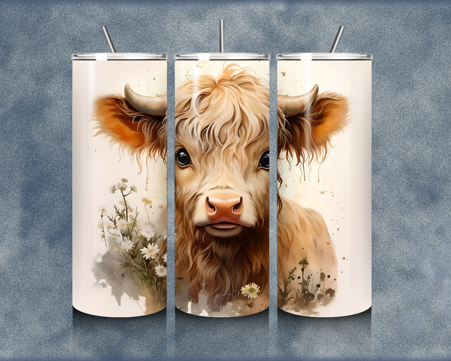 Highland Cow 20oz Sublimation Tumblers