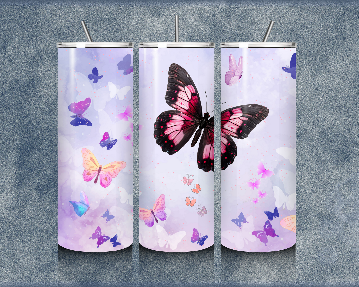 Butterfly 20oz Sublimation Tumbler