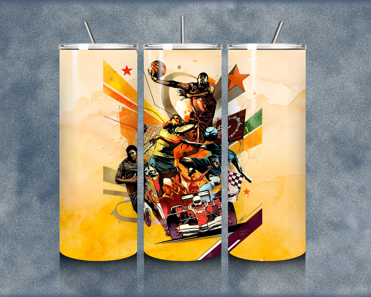 Mix Sports 20oz Sublimation Tumblers