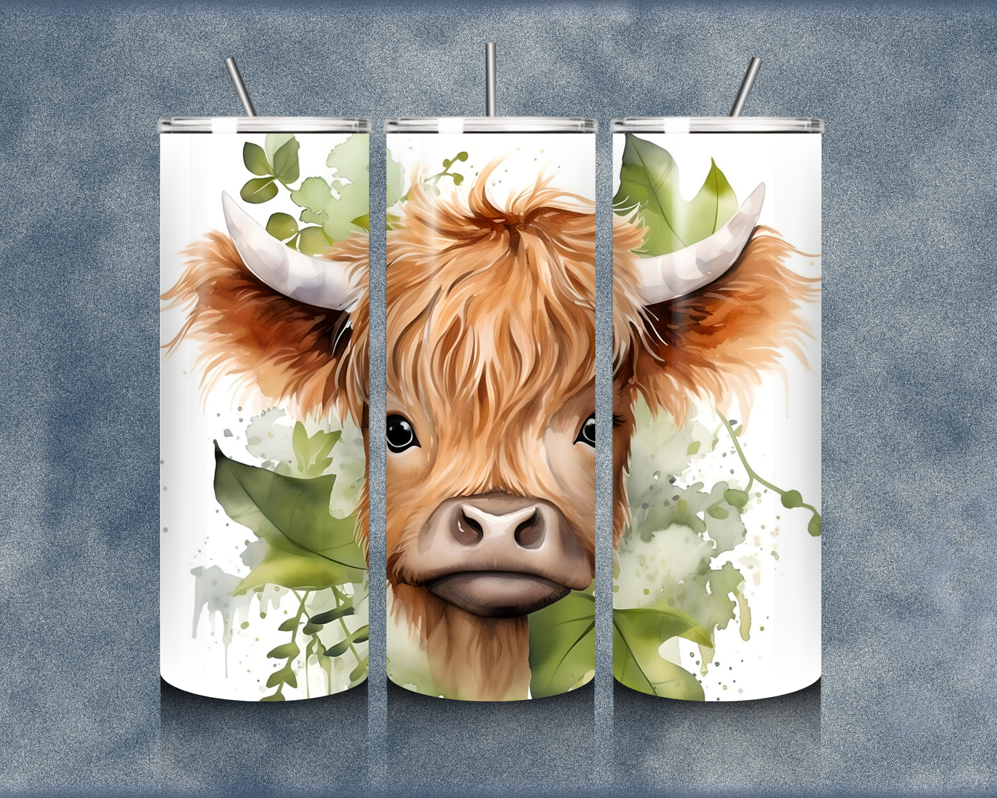 Highland Cow 20oz Sublimation Tumblers