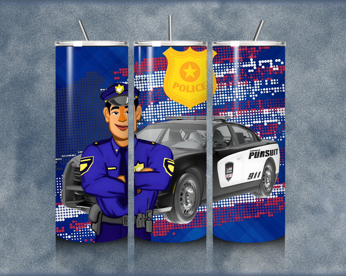 Police 20oz Sublimation Tumbler