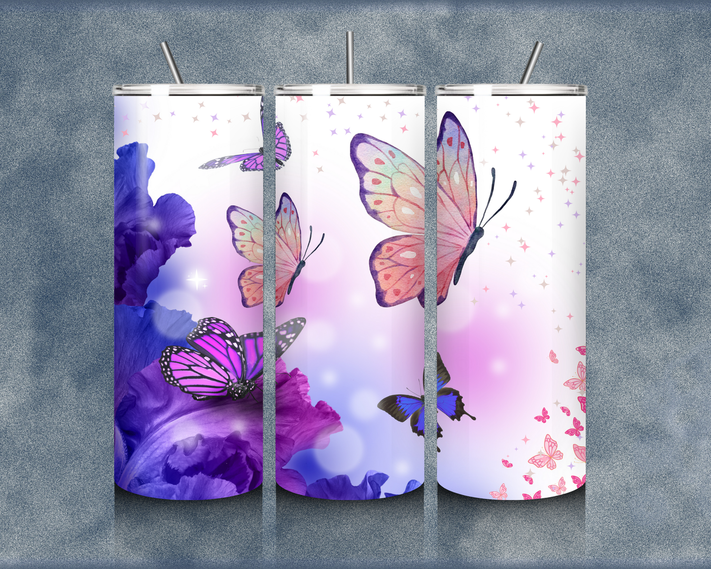 Butterfly 20oz Sublimation Tumbler