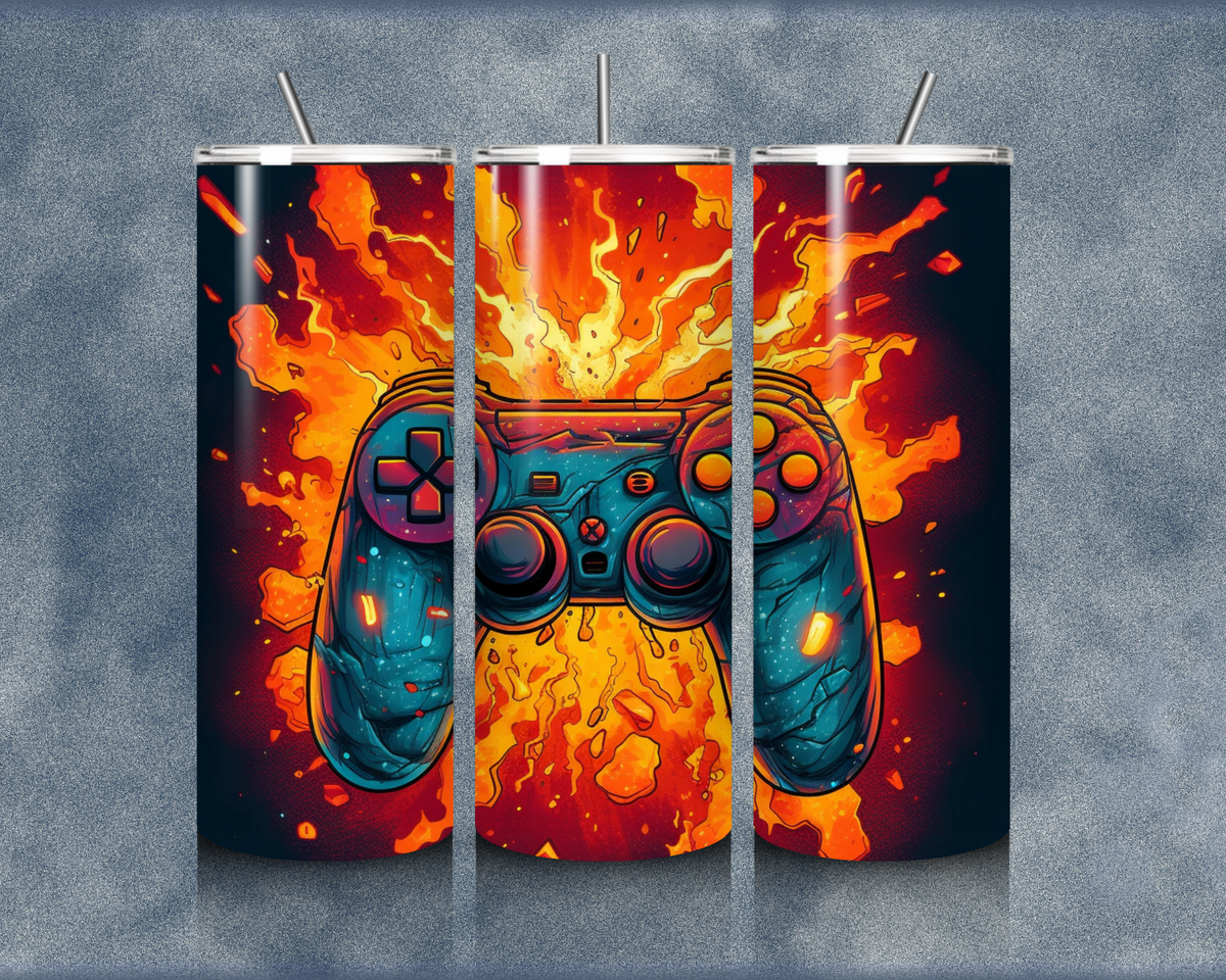 Game Controller 20oz Sublimation Tumblers
