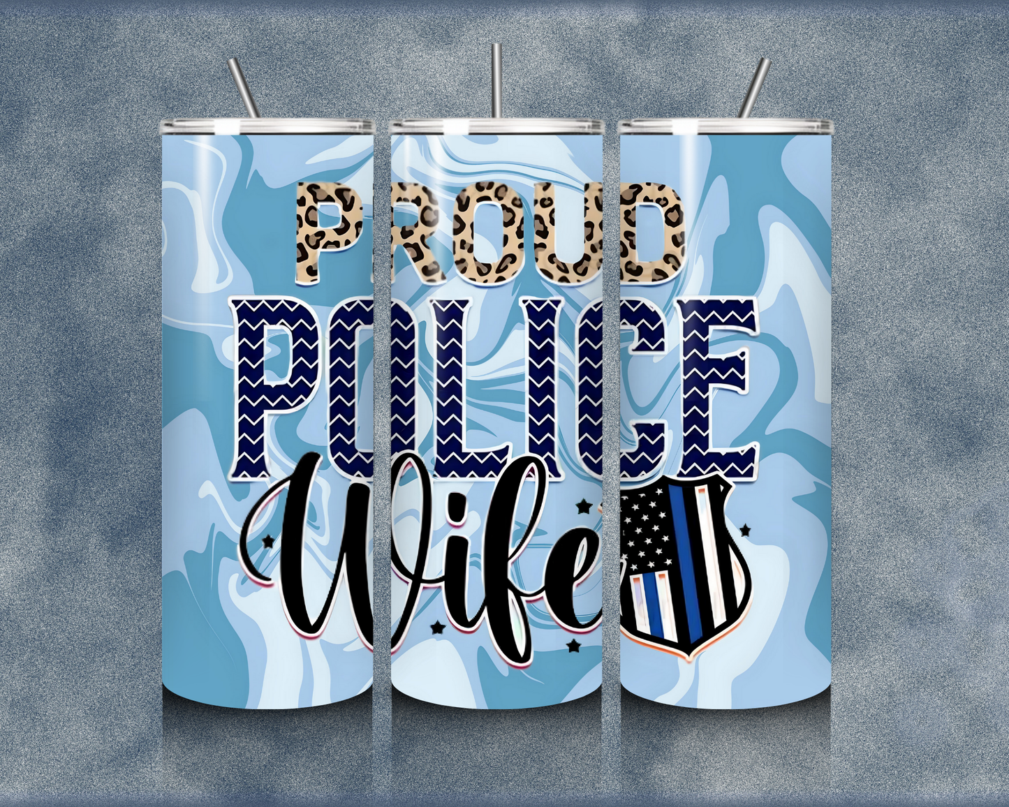 Police 20oz Sublimation Tumbler