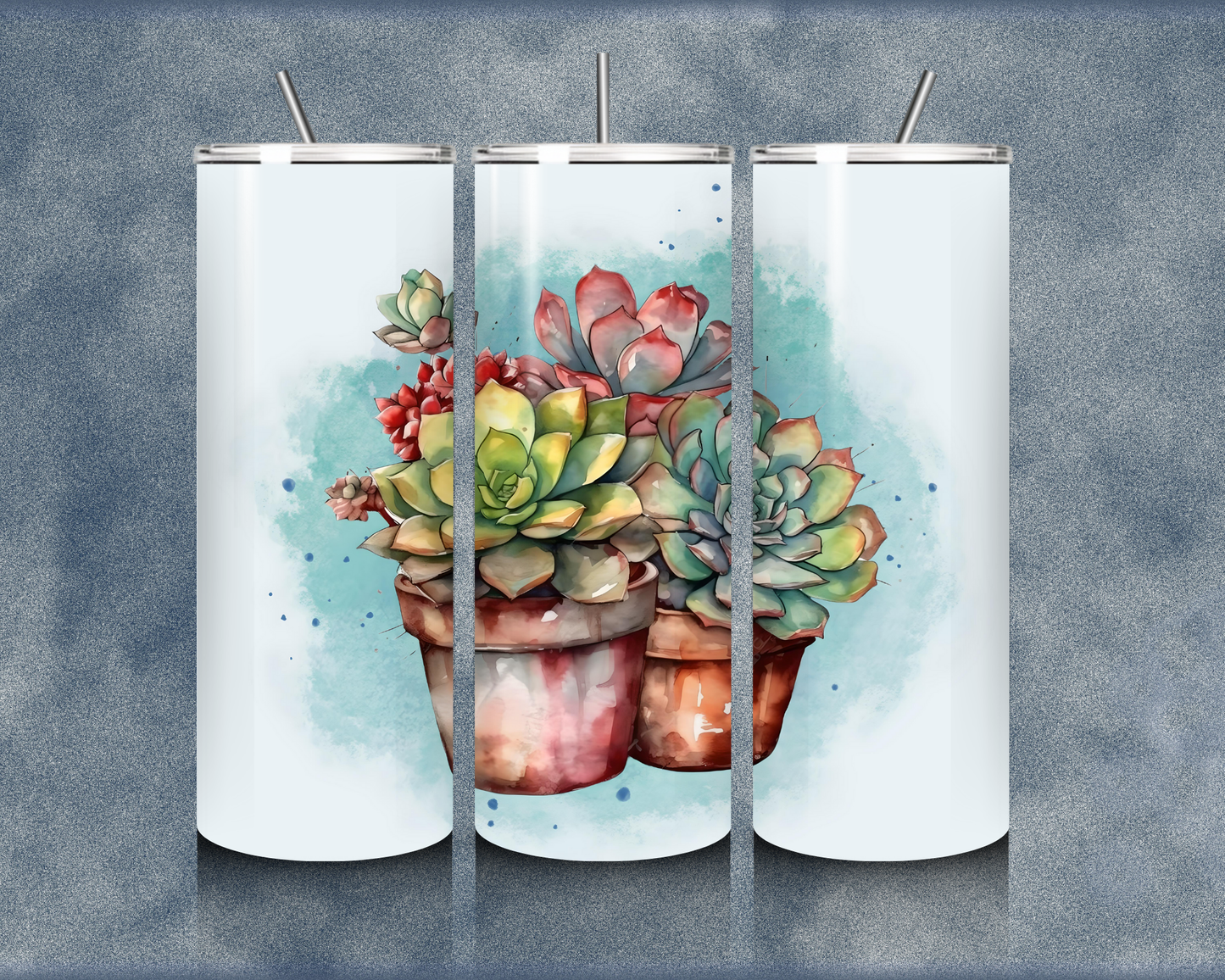 Succulent 20oz Sublimation Tumbler