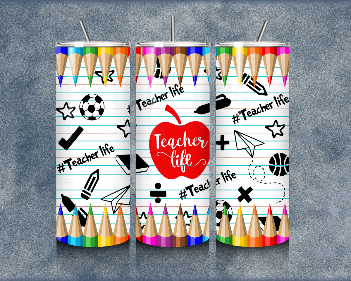 Teacher 20oz Sublimation Tumbler