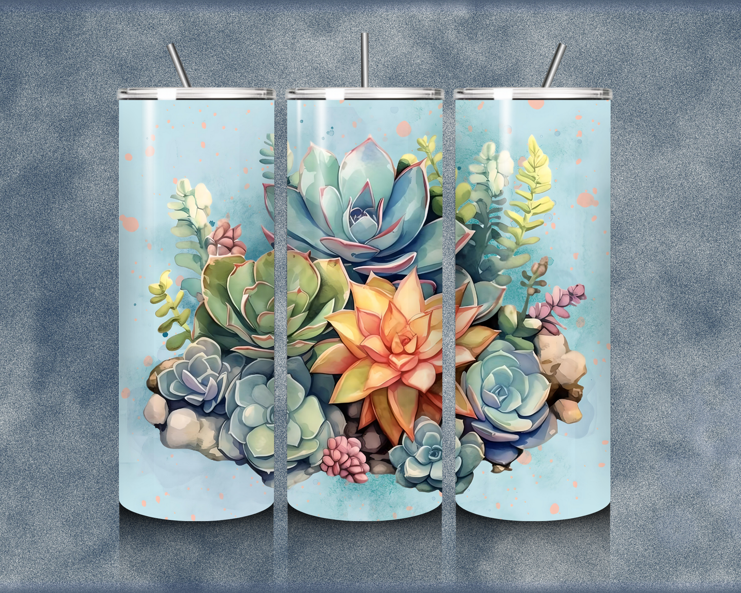 Succulent 20oz Sublimation Tumbler