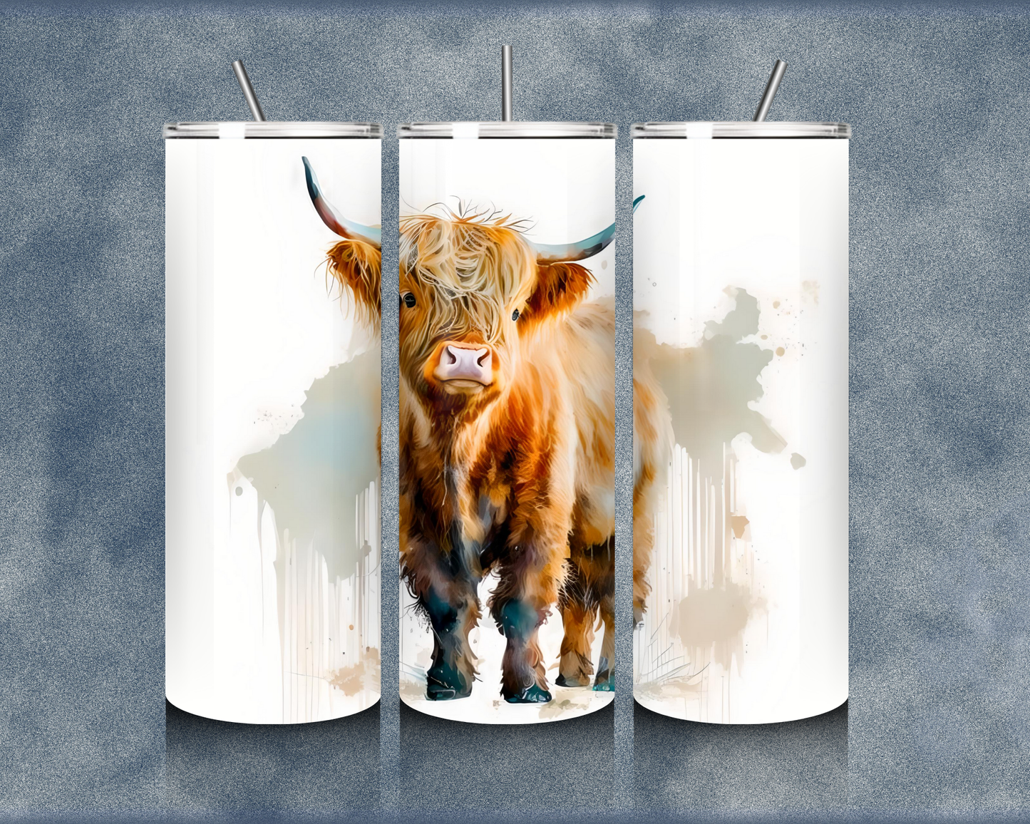 Highland Cow 20oz Sublimation Tumblers