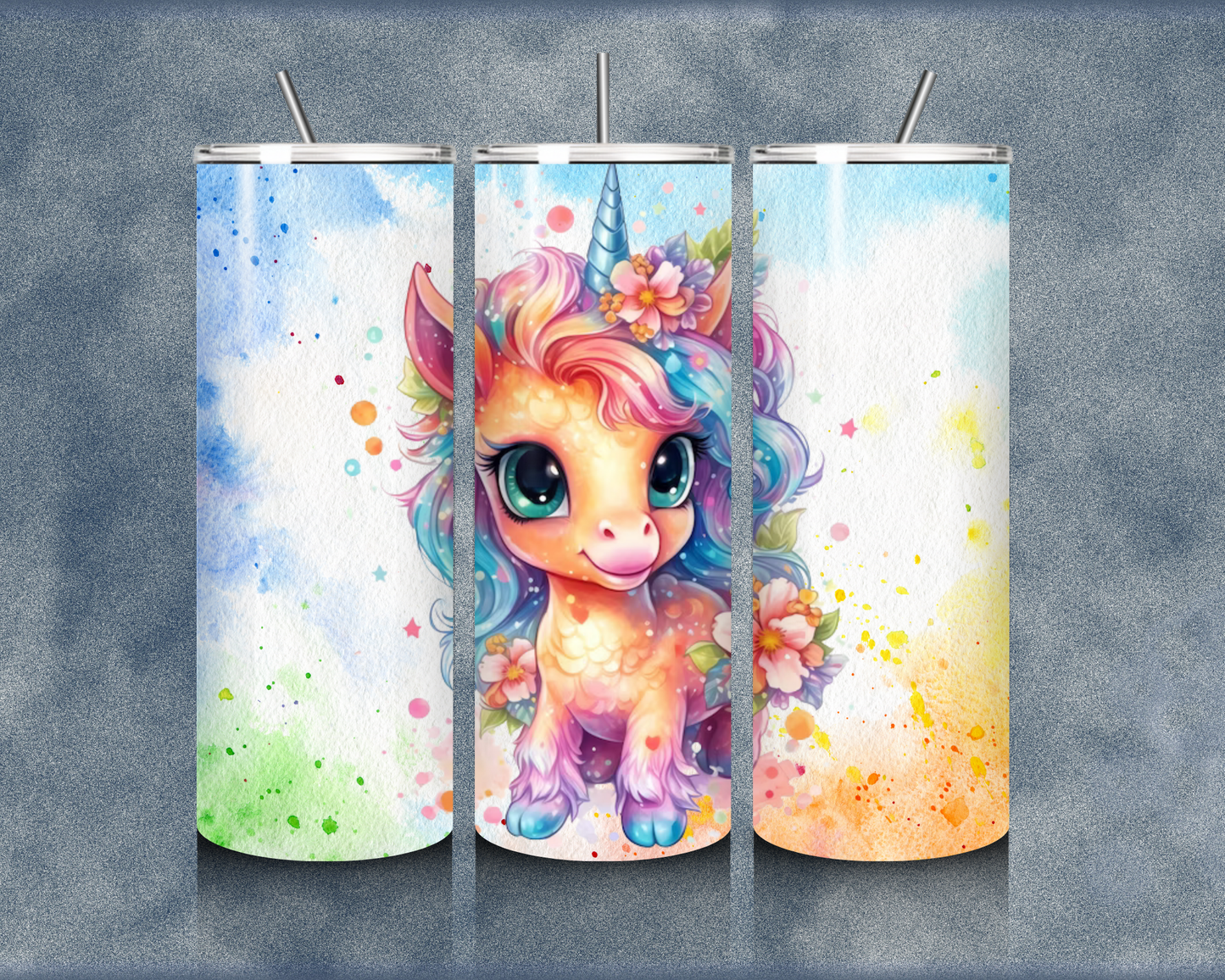 Unicorn 20oz Sublimation Tumblers