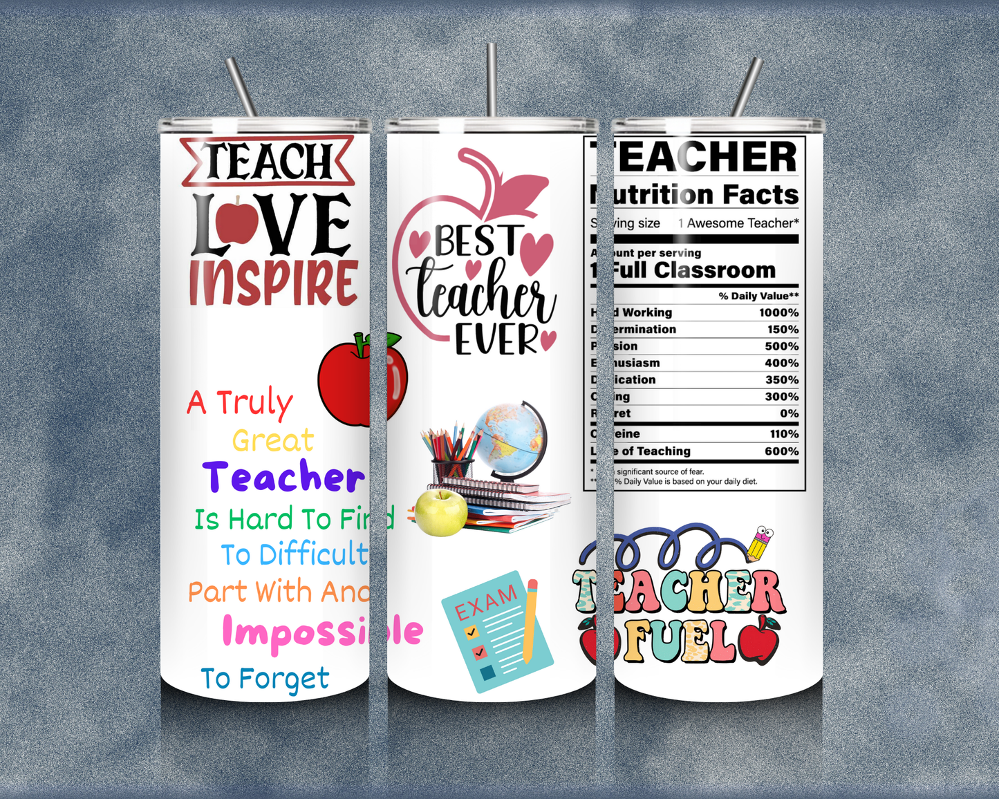 Teacher 20oz Sublimation Tumbler