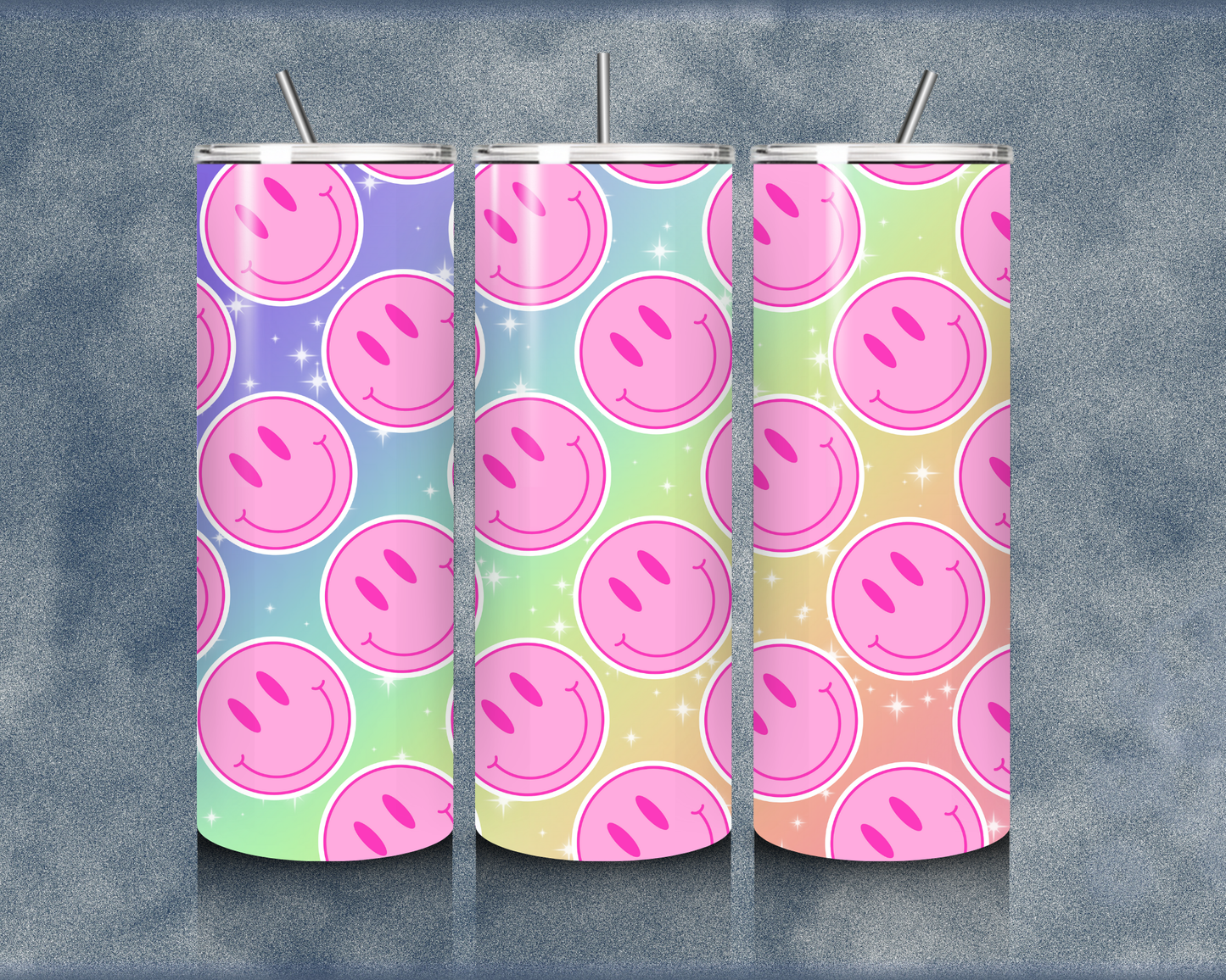 Retro Smiley 20oz Sublimation Tumbler