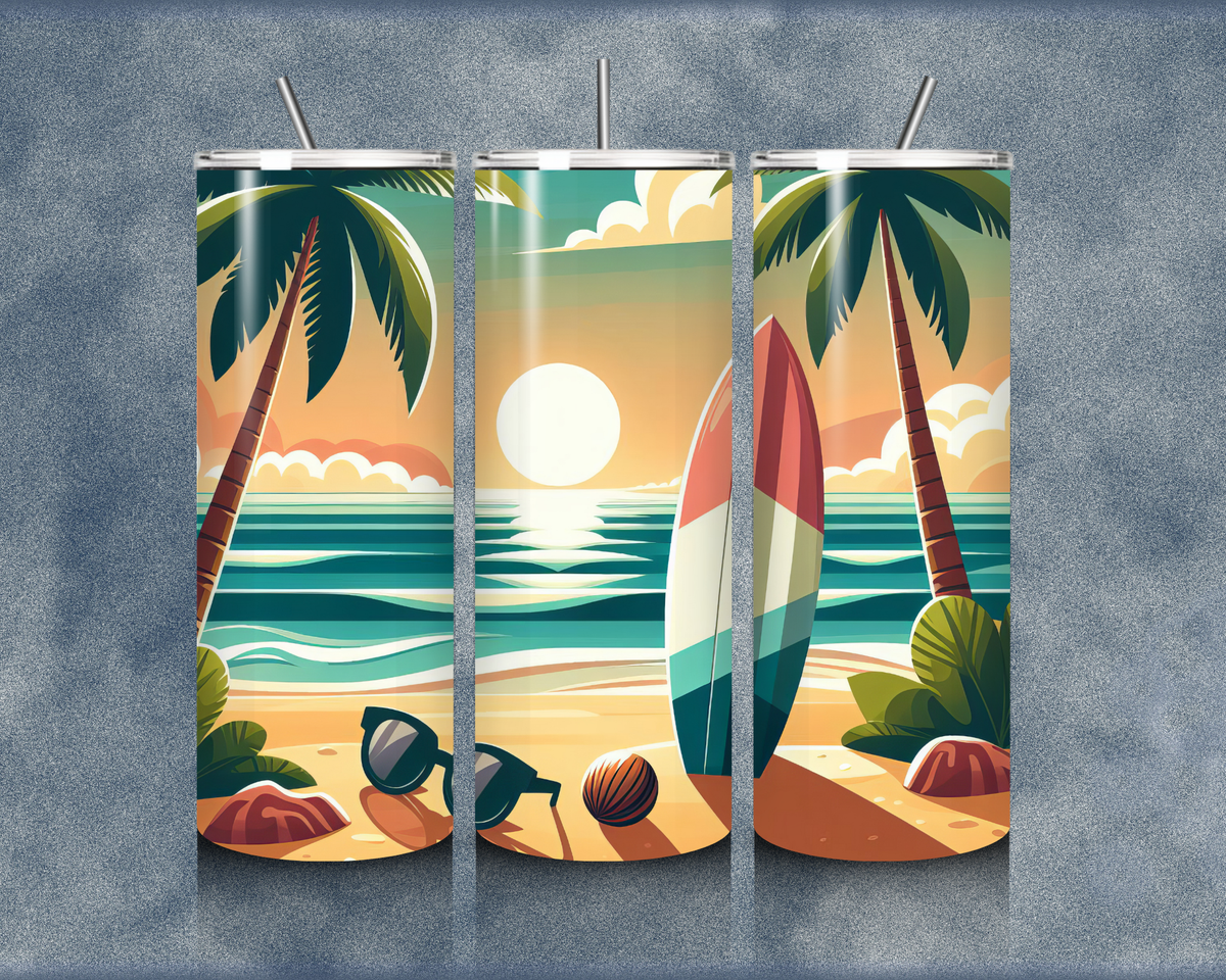 ✨ Summer Vibes Sublimation Tumblers✨