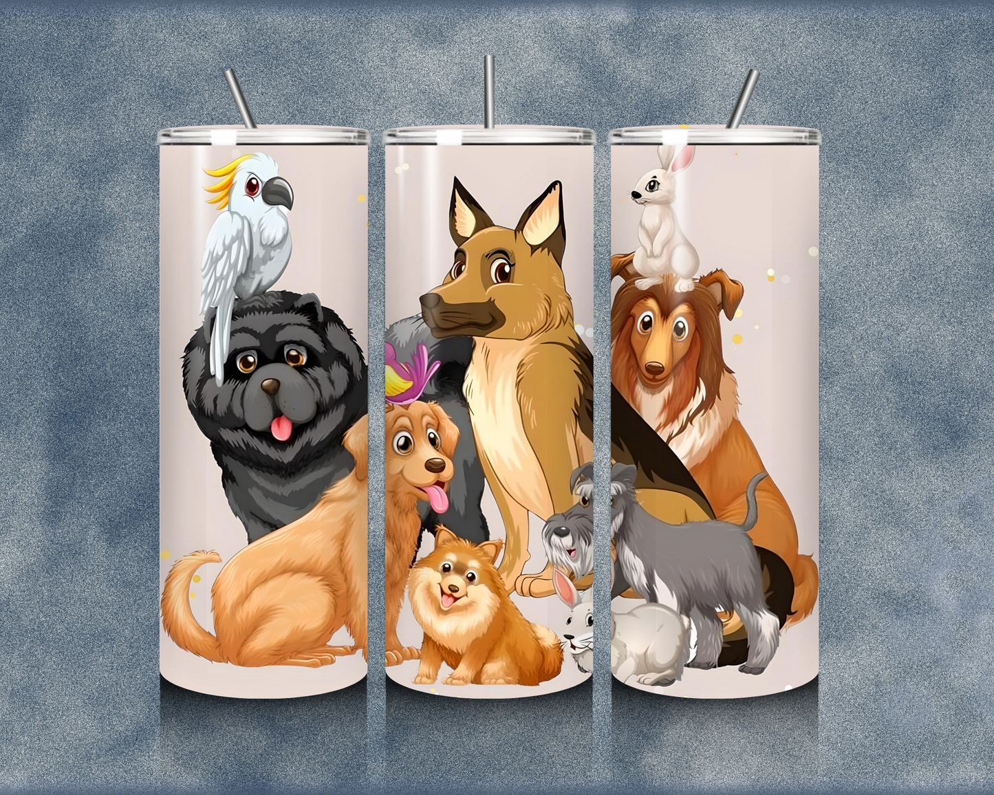 Dogs 20oz Sublimation Tumbler