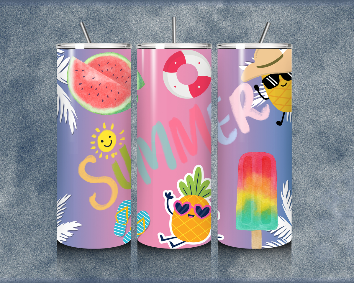 ✨ Summer Vibes Sublimation Tumblers✨