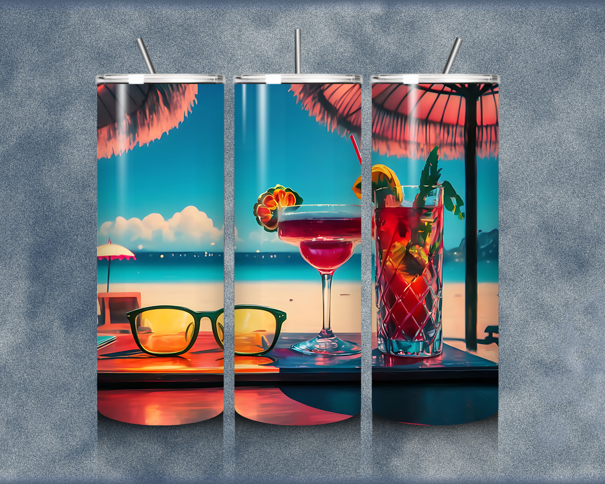 ✨ Summer Vibes Sublimation Tumblers✨