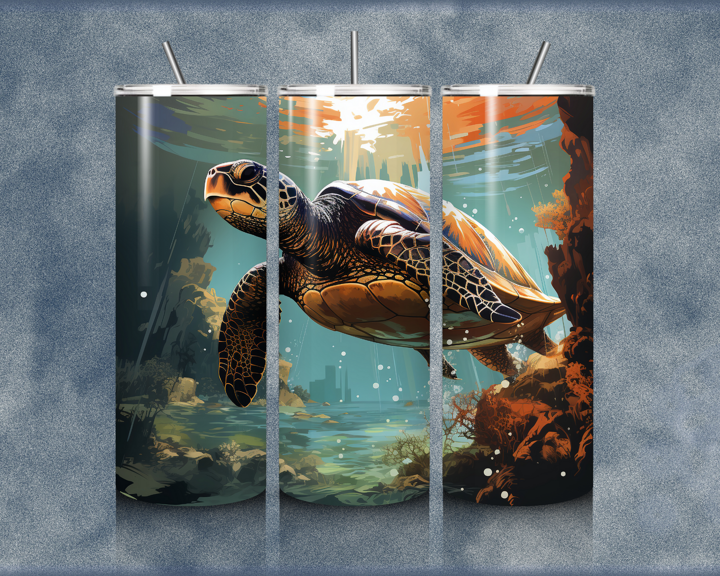 Turtle 20oz Sublimation Tumblers