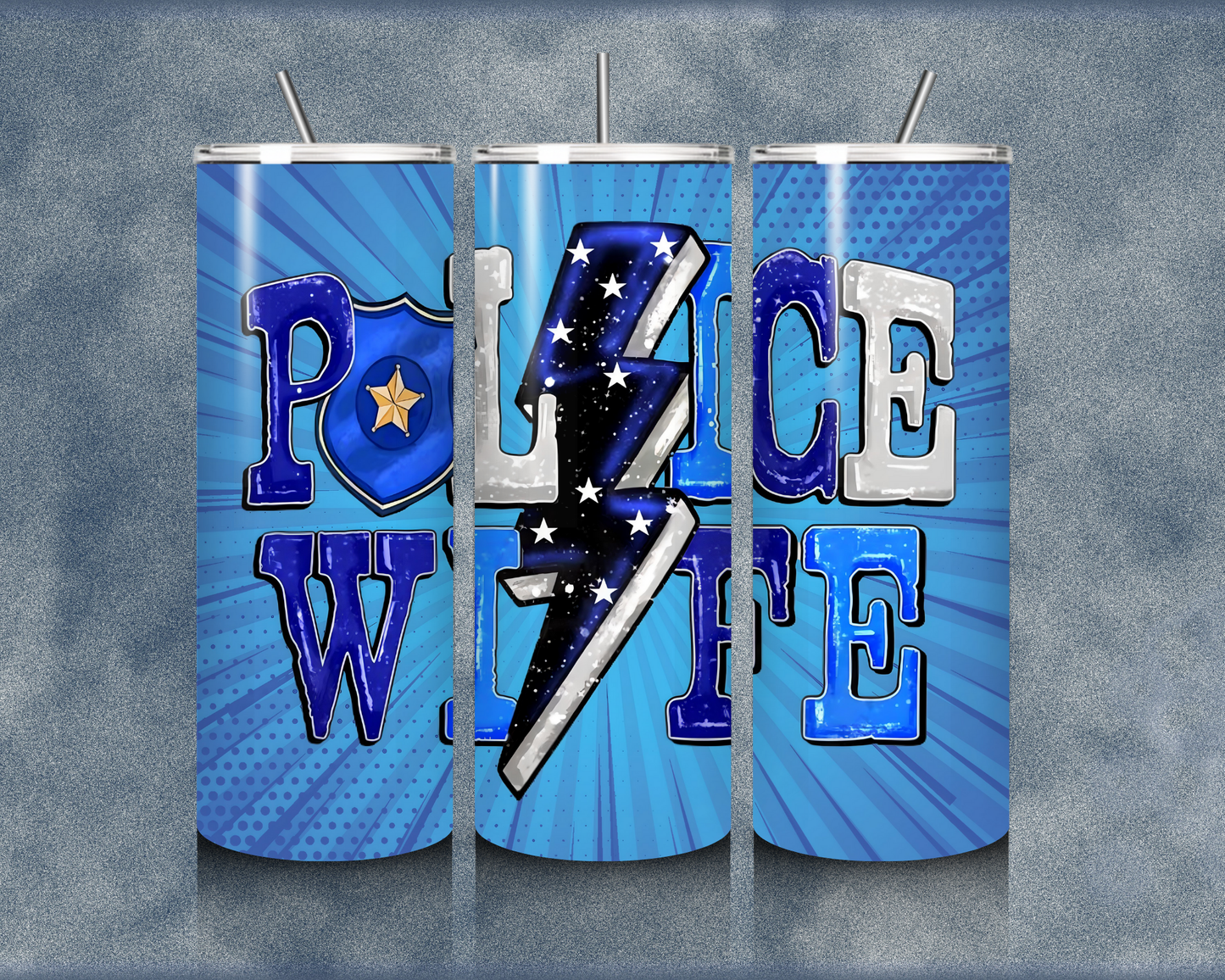 Police 20oz Sublimation Tumbler