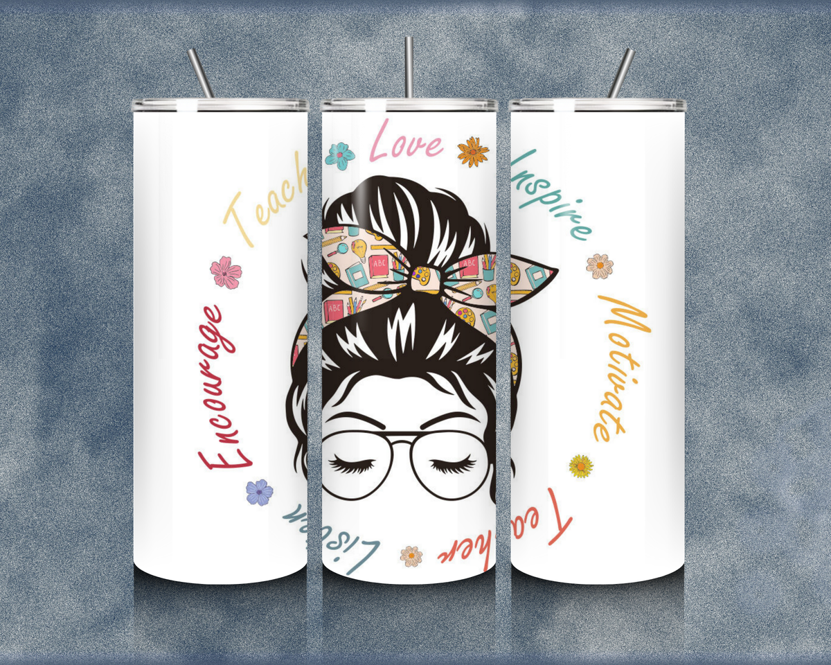 Teacher 20oz Sublimation Tumbler