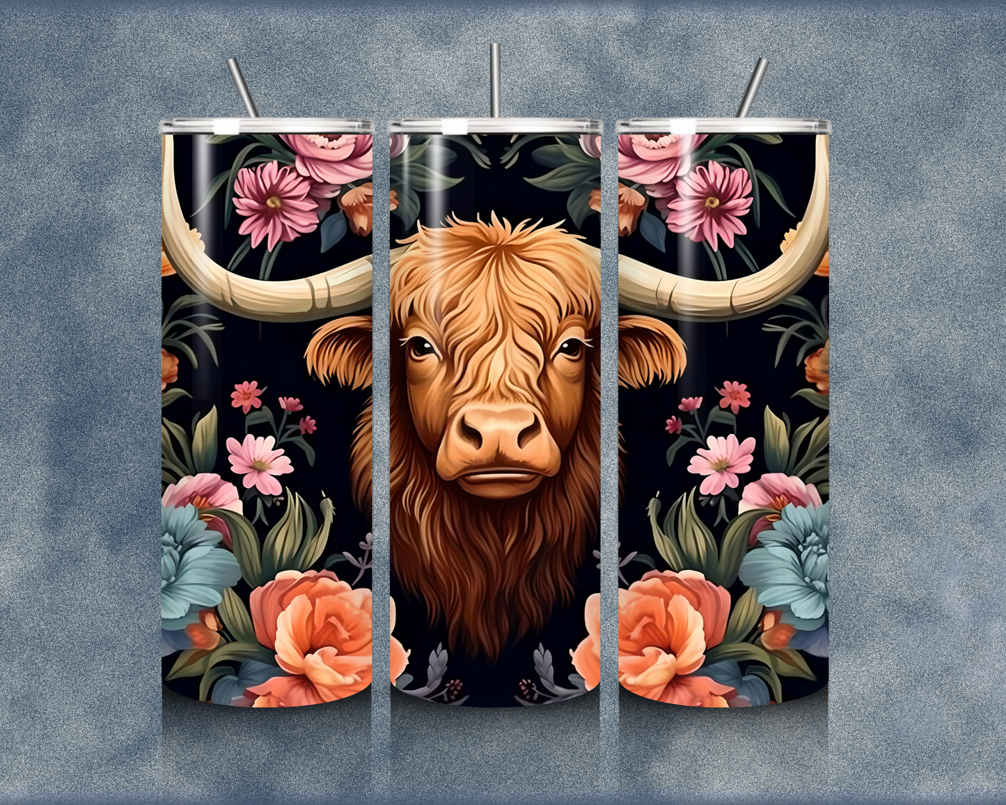 Highland Cow 20oz Sublimation Tumblers