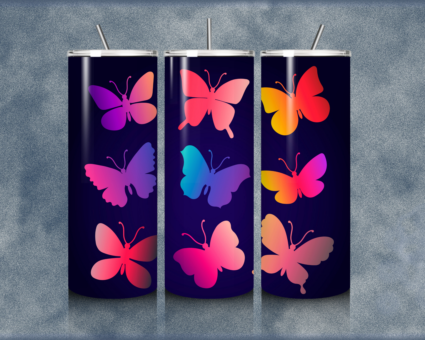 Butterfly 20oz Sublimation Tumbler