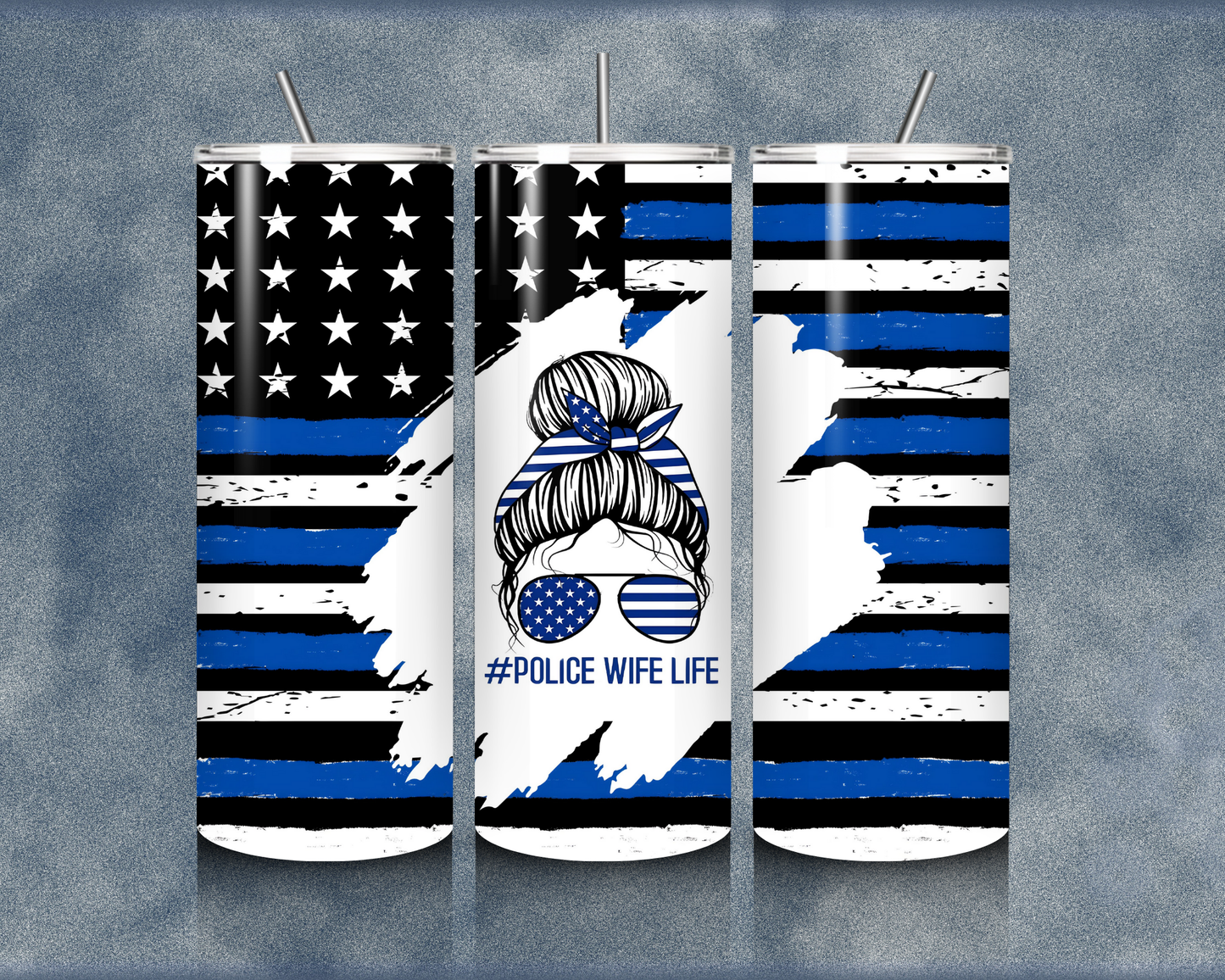 Police 20oz Sublimation Tumbler