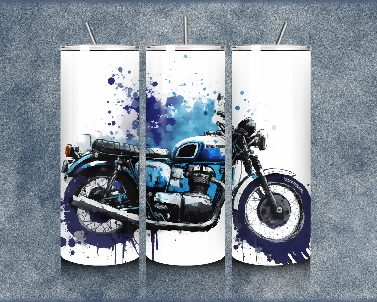 Motorcycle 20oz Sublimation Tumblers