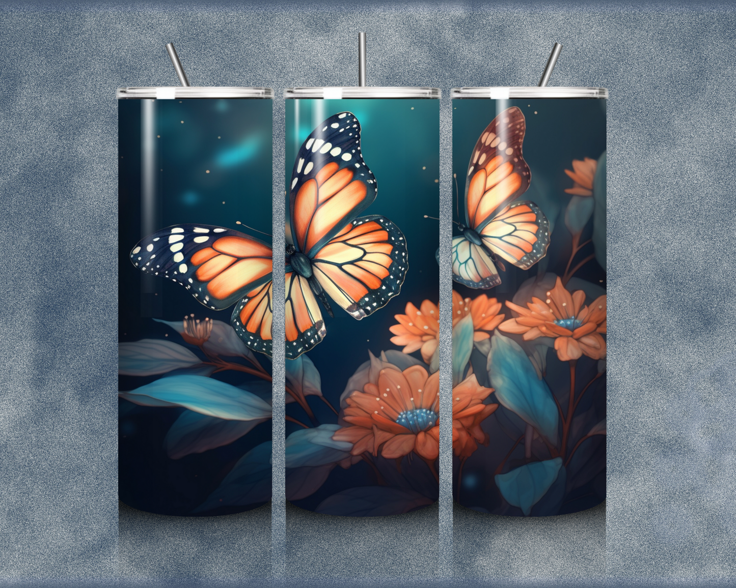 Butterfly 20oz Sublimation Tumbler