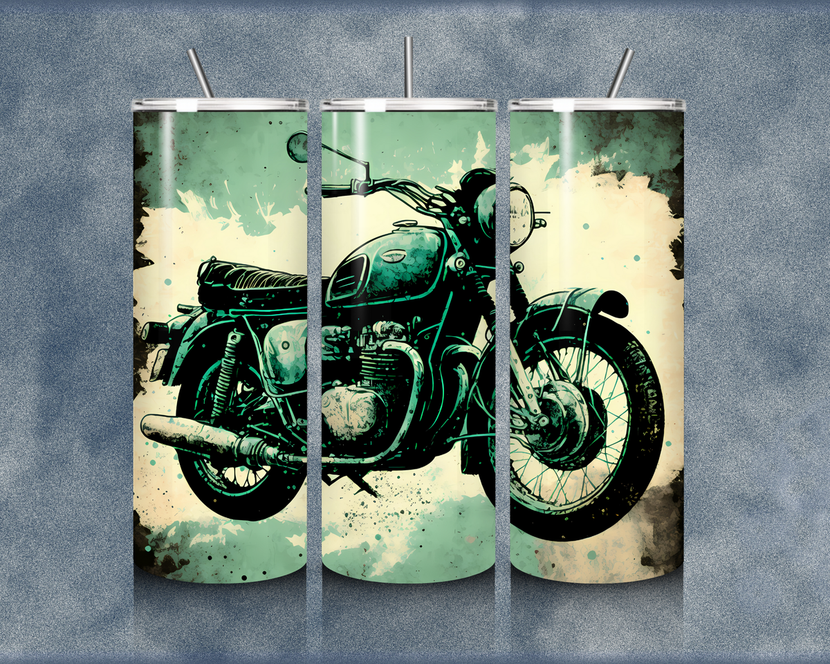 Motorcycle 20oz Sublimation Tumblers