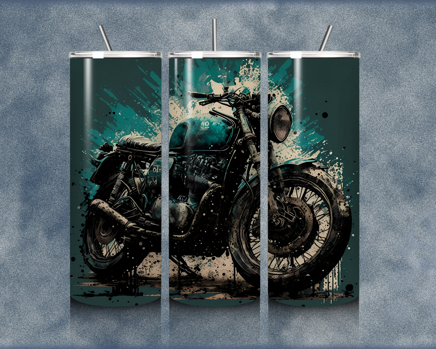 Motorcycle 20oz Sublimation Tumblers