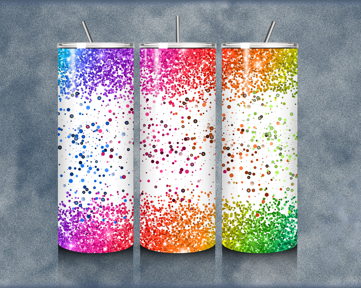 Rainbow 20oz Sublimation Tumblers