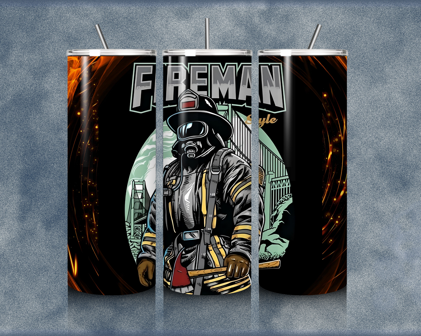 Fire Fighter 20oz Sublimation Tumblers