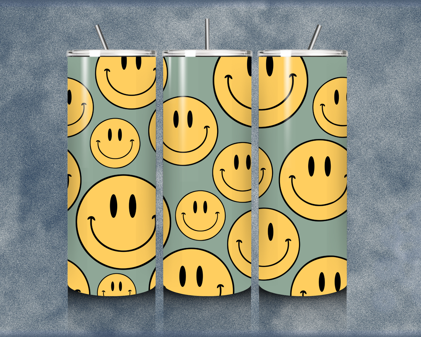 Retro Smiley 20oz Sublimation Tumbler