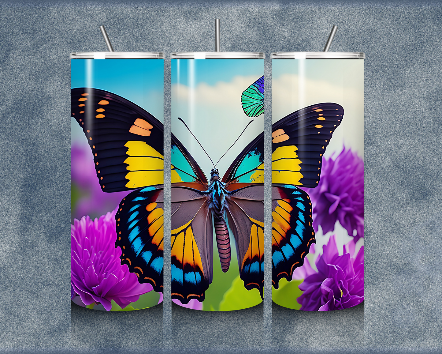 Butterfly 20oz Sublimation Tumbler