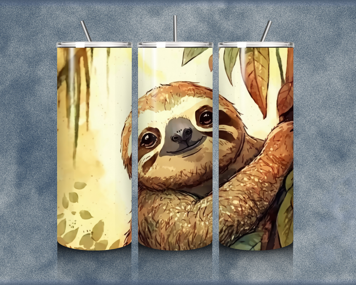 Sloth 20oz Sublimation Tumbler