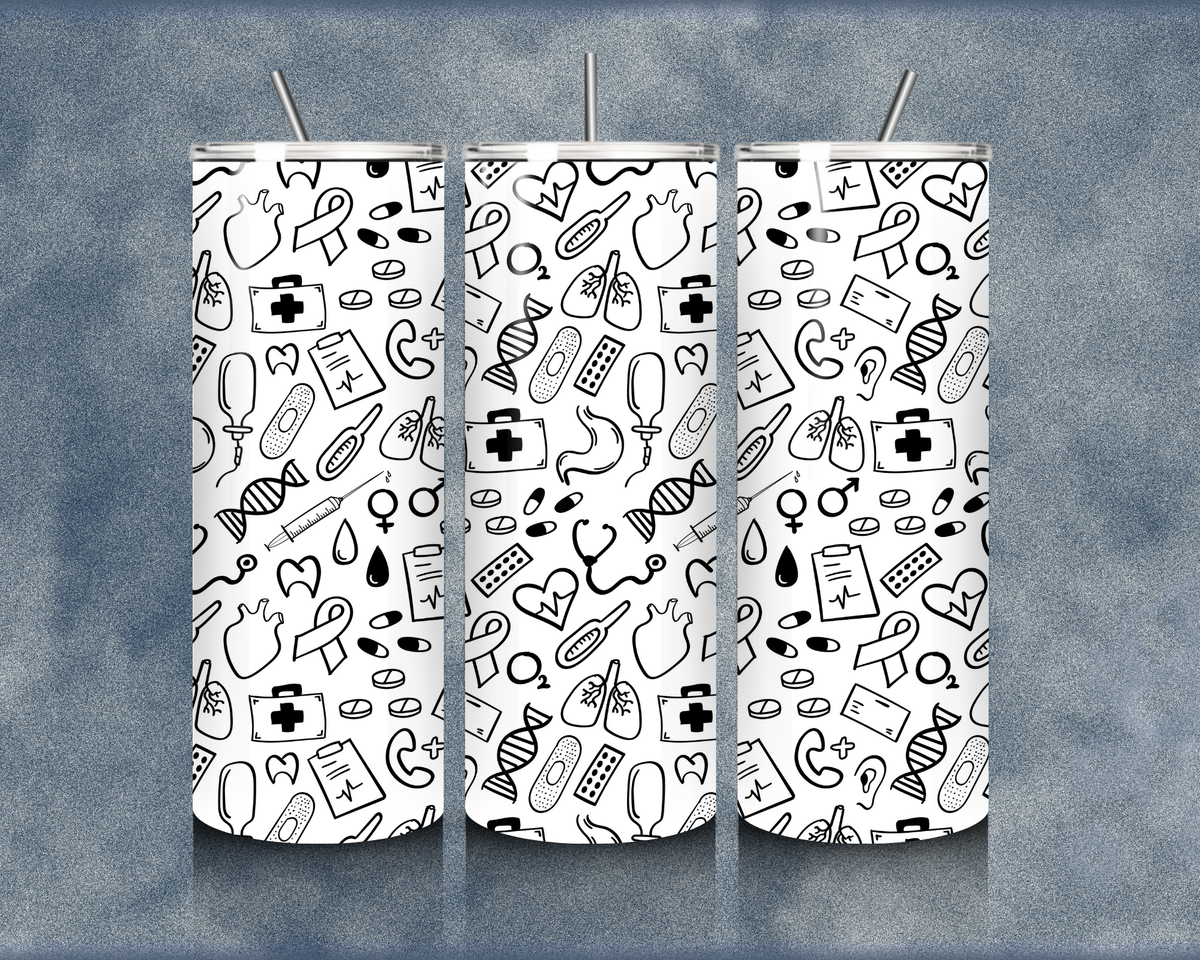 Nurse 20oz Sublimation Tumblers