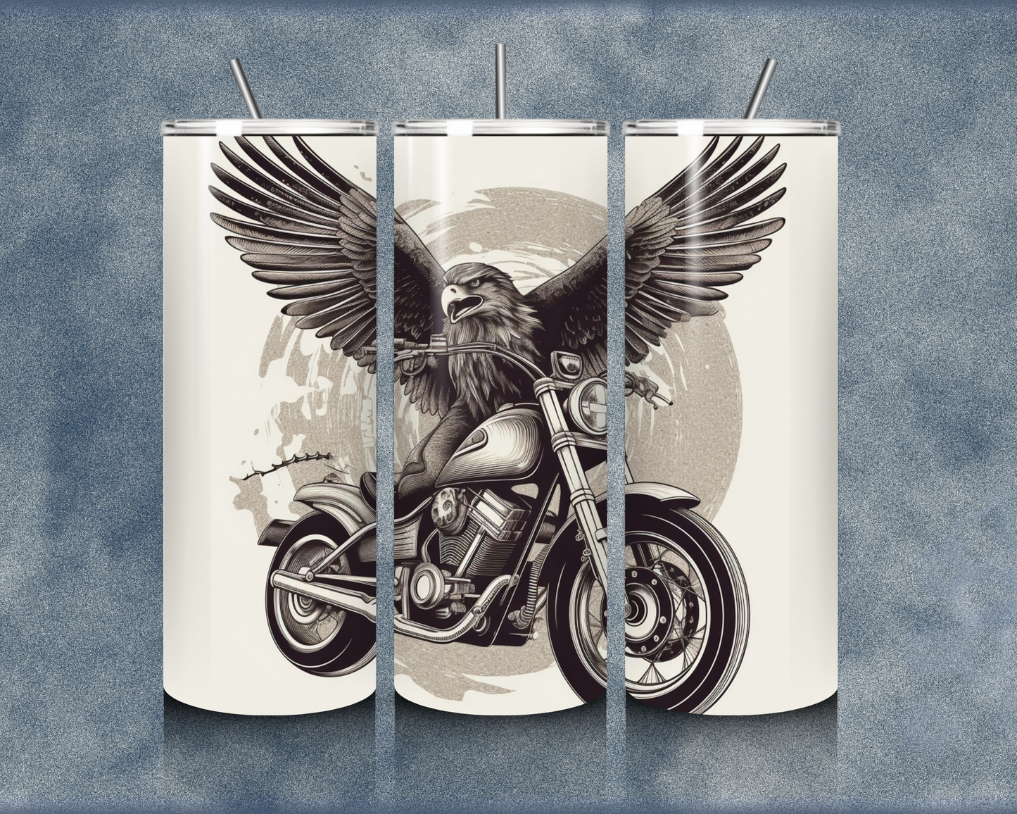 Motorcycle 20oz Sublimation Tumblers