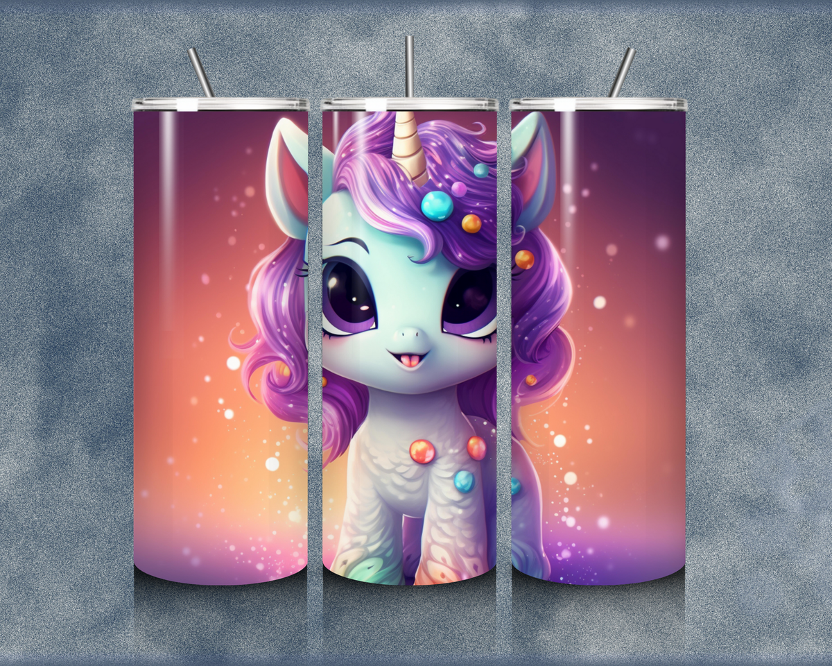 Unicorn 20oz Sublimation Tumblers