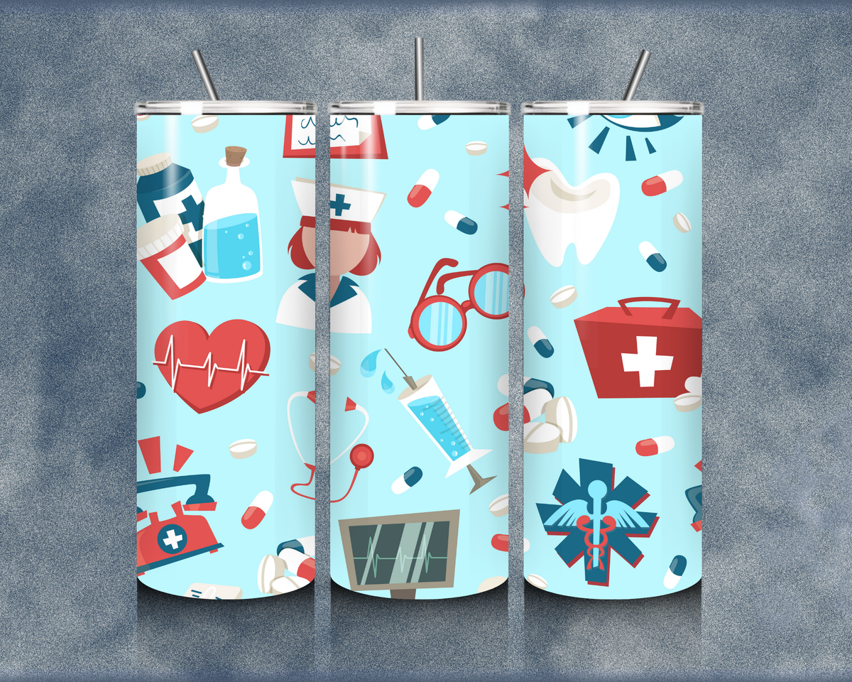 Nurse 20oz Sublimation Tumblers