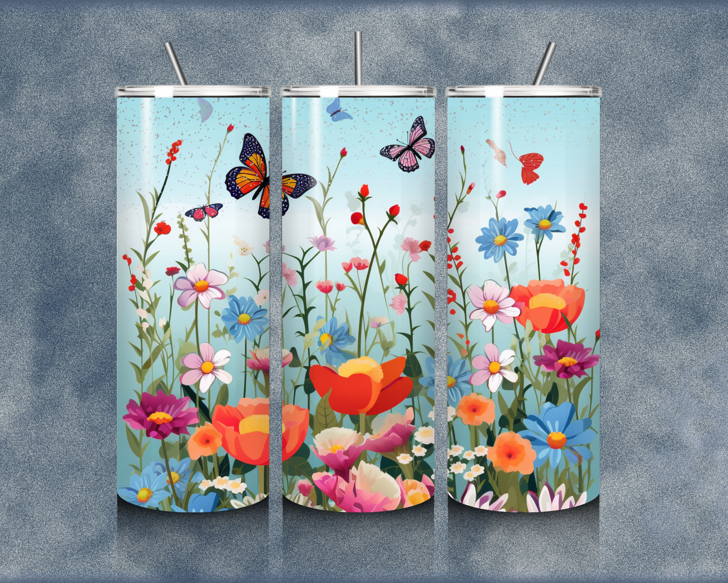 Butterfly 20oz Sublimation Tumbler